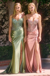 Darylanna Gown Strapless Corset Evening Dress