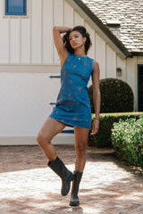Kesley Embroidered Mini Dress