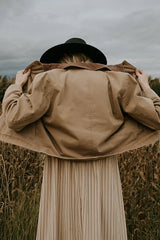 Roman Chore Jacket in Taupe