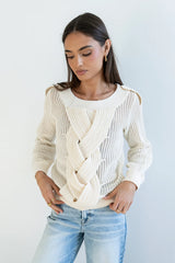 Brynn Braided Sweater FINAL SALE