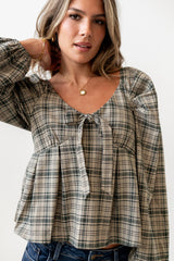 Smith Plaid Blouse FINAL SALE