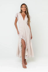 Mindy Plaid Maxi Dress