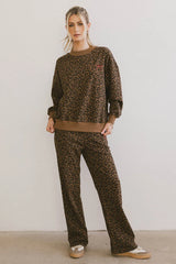 Tessa Leopard Sweatshirt FINAL SALE