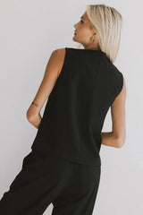 Eslyn Oversized Vest in Black FINAL SALE