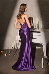 Svetlana Gown Beaded Illusion Corset Dress