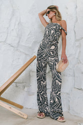 Minnie Abstract Wide Leg Pants
