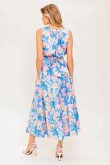 SUMMER HARMONY TIE TOP SKIRT SET POWDER BLUE FINAL SALE