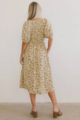 Justine Smocked Midi Dress FINAL SALE