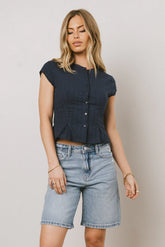 Lillian Distressed Denim Shorts FINAL SALE