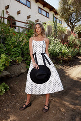 Scarlett Polka Dot Midi Dress FINAL SALE