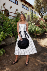 Scarlett Polka Dot Midi Dress FINAL SALE
