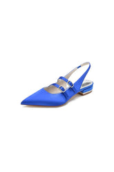 Simple Slingback Pointed Toe Flats
