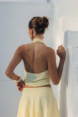 Malani Wrap Halter Top