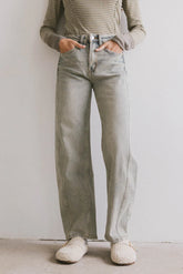 Frenchie Barrel Jean FINAL SALE