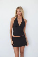 Chloe Halter Crop Top