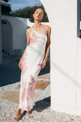 Cove Floral Satin Maxi Dress