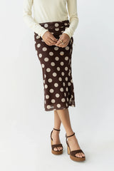 Elsie Polka Dot Maxi Skirt