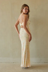 Ysabelle Twist Back Maxi Dress