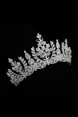 Silver Crystal Princess Crown