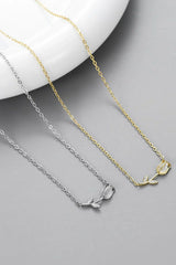 Tulip Pendant Clavicle Necklace