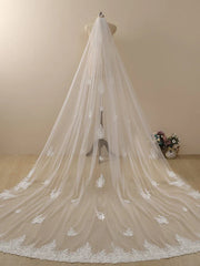 Starfish Lace Cathedral Veil Bridal Veil Wedding Veil