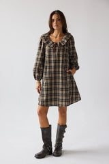 Darlene Plaid Midi Dress FINAL SALE