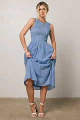 Louella Smocked Midi Dress FINAL SALE