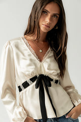 Margot Satin Blouse FINAL SALE
