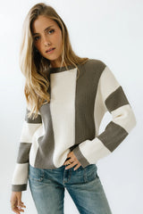 Dahlia Waffle Knit Sweater FINAL SALE