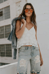 Jasmine Lace Tank Top