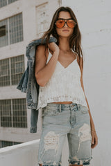 Jasmine Lace Tank Top