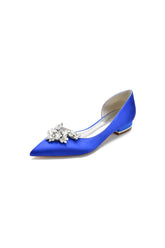 Crystal Pointed Toe Flats