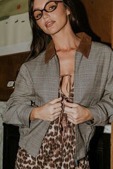 Kenzington Plaid Bomber Jacket
