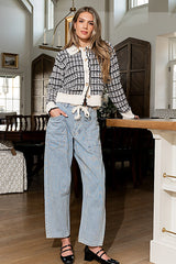 Junior Two Toned Cardigan
