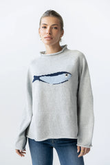 Brady Knit Sweater in Grey