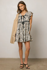 Kennie Floral Mini Dress FINAL SALE