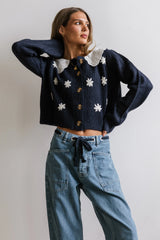 Ricky Embroidered Cardigan FINAL SALE
