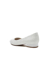Lace Round Toe Flats