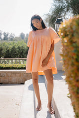 Granger Pleated Baby Doll Dress