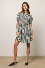 Shailee Smocked Mini Dress FINAL SALE