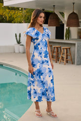 Cassidy Floral Midi Dress