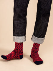 Nautical Stripe Mens Crew