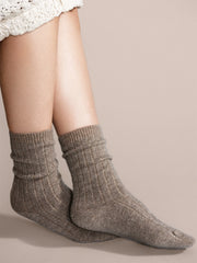 Italia Cashmere Cozy Rib Crew