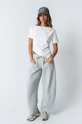Maribel Barrel Sweatpants in Grey FINAL SALE