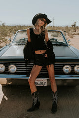 Martin Grommet Top in Black