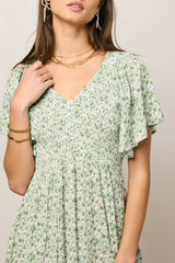 Lily Smocked Midi Dress FINAL SALE