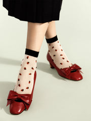 Baby Strawberry Sheer Short Crew
