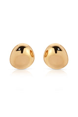 Polished Pebble Stud Earrings