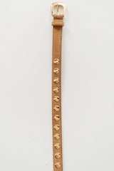 Lilah Studded Belt in Camel