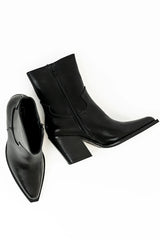 Victoria Angled Heel Boots